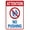 Warning Sign 3, variant on No Pets Except Service Dogs Sign - 8"x12" Premium Aluminum Yard Sign, Sun-Proof Rust-Free, Home Outdoor Pet Restriction Signage
