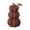 9.4 in, variant on 5.5 Inch Artificial Pumpkin Decor, Faux Resin Basket Weave Stacked Pumpkin with Metal Leaves, Fall Table Centerpiece, Thanksgiving Harvest Decoration, Rustic Farmhouse Halloween Home Porch Mantel