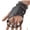 left hand black-5, variant on Fashion Men Women Hip-hop Non-mainstream Half-finger Gloves Chain Ring Genuine Leather Punk Rivet Gloves Rings