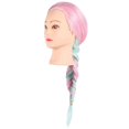 thumbnail image 2 of Tête de Mannequin pour Cheveux Femme Cosmétologie Coiffure Entraînement Pratique Tête de Mannequin, 2 of 5