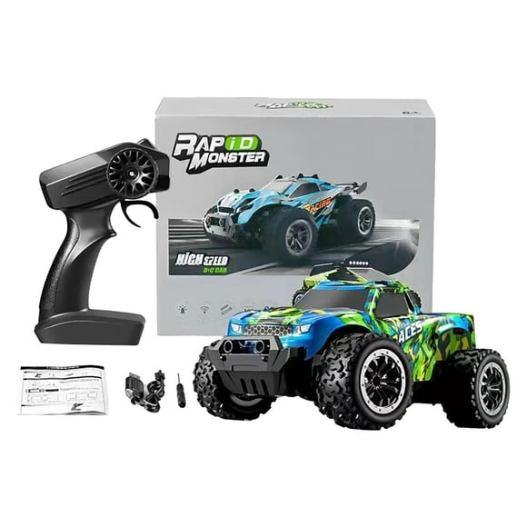 BINGLI 1:20 Remote Control Car for Kids Adults, 36 KPH High Speed Monster Trucks 4x4 Off-Road Hobby Fast Rc Car, 2.4GHz 4WD All Terrain Electric Vehicle, Gifts for Boy Girl