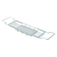 thumbnail image 2 of Rongfmy Plateau de Baignoire Étagère de Bain Rangement Pratique Extensible avec B, 2 of 9