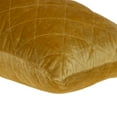 thumbnail image 5 of Parkland Collection Milo Transitional Quilted Yellow Throw Pillow, 5 of 7