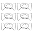 thumbnail image 1 of EeaseMX 6 pares de hebillas de cinturón de aleación para ropa, decorativas., 1 of 7