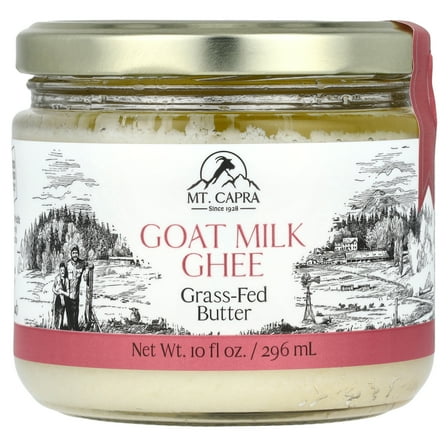 Goat Milk Ghee, 10 fl oz (296 ml), Mt. Capra