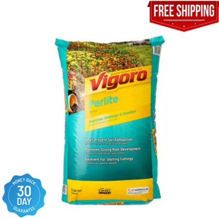 Vigoro 2 cu. ft. Perlite Organic Soil Amendment Garden Hydroponic Potted Plant