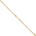 thumbnail image 2 of 14K Yellow Gold Curb Link Id Bracelet (7 X 4.8) Made In United States cur070id-7, 2 of 5