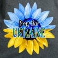 thumbnail image 3 of CafePress - Pray For Ukraine Blue And Yellow Sunflower T Shirt - Women's Traditional Fit Dark T-Shirt, 3 of 4