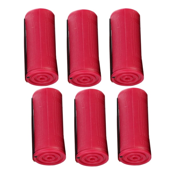 Seitruly Rizador de pelo de colores surtidos de peluquería de 48 piezas para cabello corto mediano Cuidado del cabello 11 morado y rojo 6 piezas Seitruly CE011428-17B
