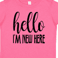 thumbnail image 4 of Inktastic Hello, I'm New Here Boys or Girls Toddler T-Shirt, 4 of 5