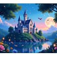 thumbnail image 4 of Fairytale Castle Backdrop Banner for Kids Party Wedding Photo Shoot Birthday Decoration Events Magical Background Props, 4 of 4