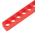 thumbnail image 3 of Unique Bargains 12 Holes Screwdriver Bit Holder 7mm Dia Plastic Hex Shank Storage Case Red 10Pack, 3 of 5