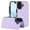 Purple, variant on Allytechgroup Flip Wallet Case for iPhone 17 with Card Slots, Premium PU Leather [RFID Blocking] [Double Magnetic Button] Kickstand Shell, Shockproof Anti-Fall Protective Case, Purple