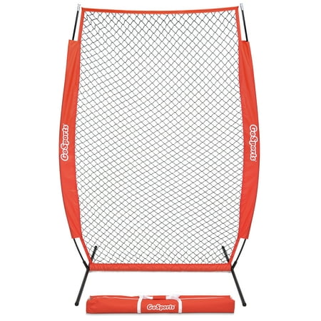 GoSports 7' x 4' I Screen | Baseball & Softball Pitcher Protection Net | Must Have for Safe