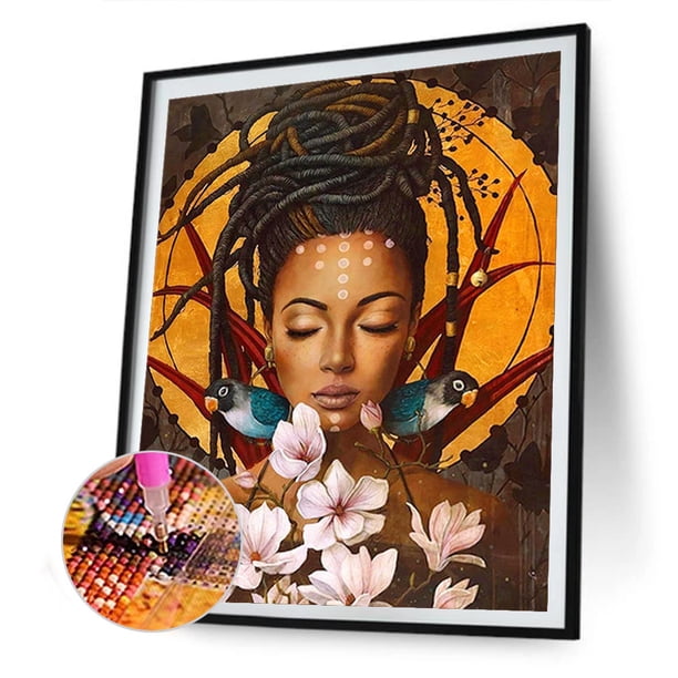 Cuadros Decorativos Kit de pintura de diamante 5D DIY personaje cuadrado diamante mosaico imagen arte DQrwqpou Nuevos Originales