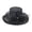 Black, variant on Sun Hat Floral Design Sparkling Buckle Curved Brim UPF 50+ Wide Brim Beach Hat For Travel Wedding Garden Party Bag for Beach Women