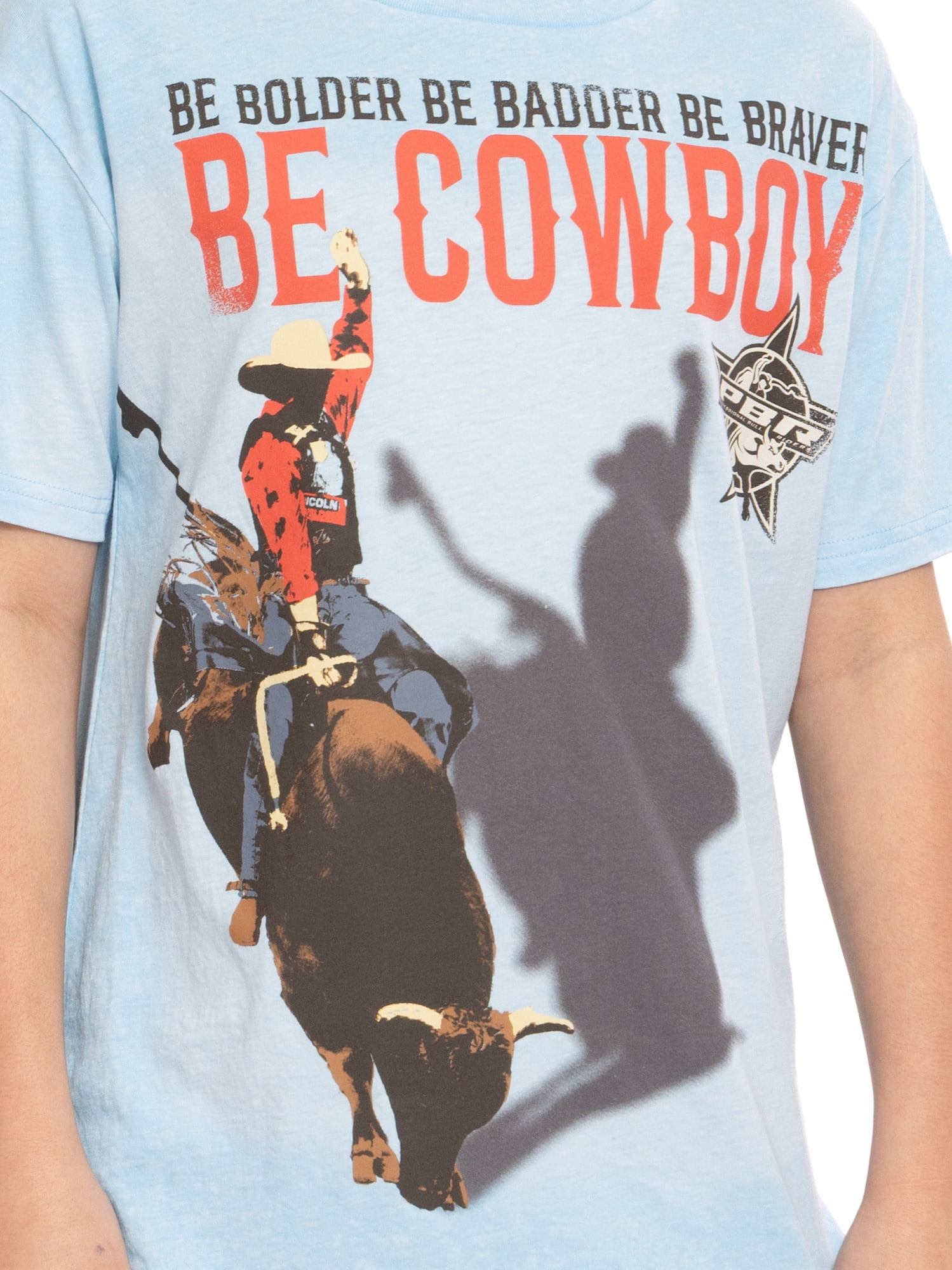 Professional Bull Riding Boys Graphic Tee with Short Sleeves, Sizes 4-18