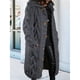 thumbnail image 3 of Cárdigan de Larga de Punto Grueso para Mujer, Suéter de Otoño Invierno de Gran Tamaño con Botones y Bolsillo. Gris Oscuro XXL, 3 of 7