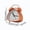 Orange, variant on Triangular Alarm Clock, Retro Silent Non-Ticking Desk Clock, Loud Alarm with Clear Ringtone for Bedroom Office Dorm
