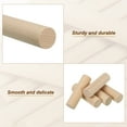 thumbnail image 4 of Unique Bargains 1-1/8 x 4 Inch Dowel Rods Wood Sticks Unfinished Wooden Dowel Rods Round Dowels Sticks 10 Pcs, 4 of 6