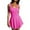 85 Hot Pink, variant on Feimerou Women One Piece Swim Dress Swimsuit Tummy Control Modest Swim Skirt High Waisted Solid Scoop Neck Bathing Suit Swimwear