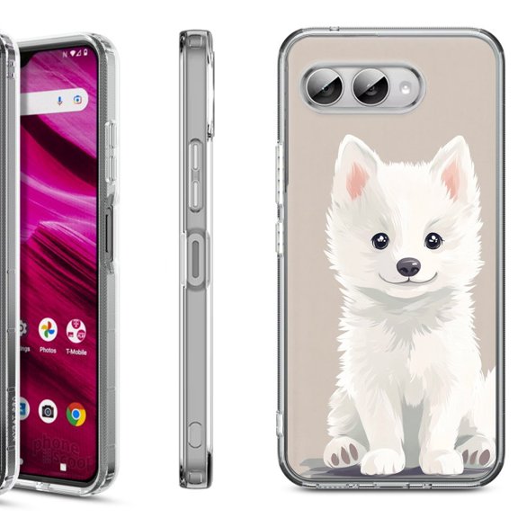 Shockproof Phone Case for T-Mobile Revvl 8, by OneToughShield - Husky Joy
