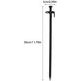 thumbnail image 2 of Heavy camping stakes, 5 sturdy garden stakes, forged steel camping tent stakes, tent fixing stakes, used for gardening, camping, fishing, and tents, 2 of 5
