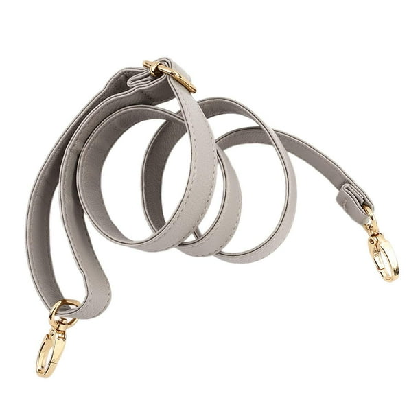 Correa de bolso de Cuero Strade Fareast Limited Bandolera para Bolso Pequeño Gris