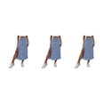 thumbnail image 2 of Minnieouse Casual Impreso Larga Dividida Elegante Vacaciones Adolescentes Ropa de Verano Club Disfraces Accesorios Azul Oscuro M Type1 NO1, 2 of 6