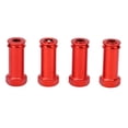 thumbnail image 4 of Adaptateurs d'Entraînement de Moyeu de Roue Hexagonale, Pièces de Rechange 30mm Extension Plus Alliage d'Aluminium de Combineur pour 1/10 Voiture de Télécommande Rouge, 4 of 8
