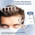 thumbnail image 3 of Texturizing Comb, Texture Comb for Hair Styling, Volumizing Texture Tool with Maximum Root Lift, Wide Tooth Hair Styling Comb with Non Slip Handle, ABS Plastic (Gray), 3 of 7