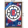 thumbnail image 3 of NBA Los Angeles Clippers - Maximalist Logo 23 Wall Poster, 14.725" x 22.375" Framed, 3 of 5