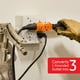 thumbnail image 3 of Adaptador de Tomacorriente GE Anaranjado 3 Salidas Espaciado, 3 of 4