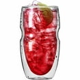thumbnail image 3 of Serafino Double Wall 16 oz Iced Tea and Coffee Glasses, 3 of 7