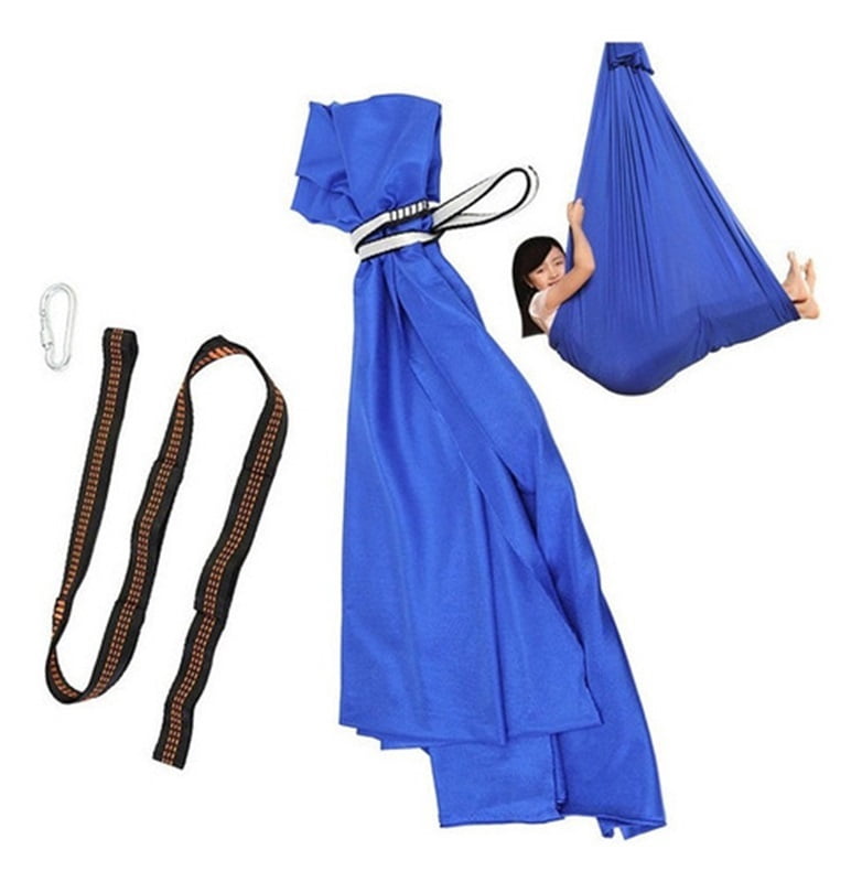 Generic 100 x 280 cm 1-Person Swing Hammock, Blue