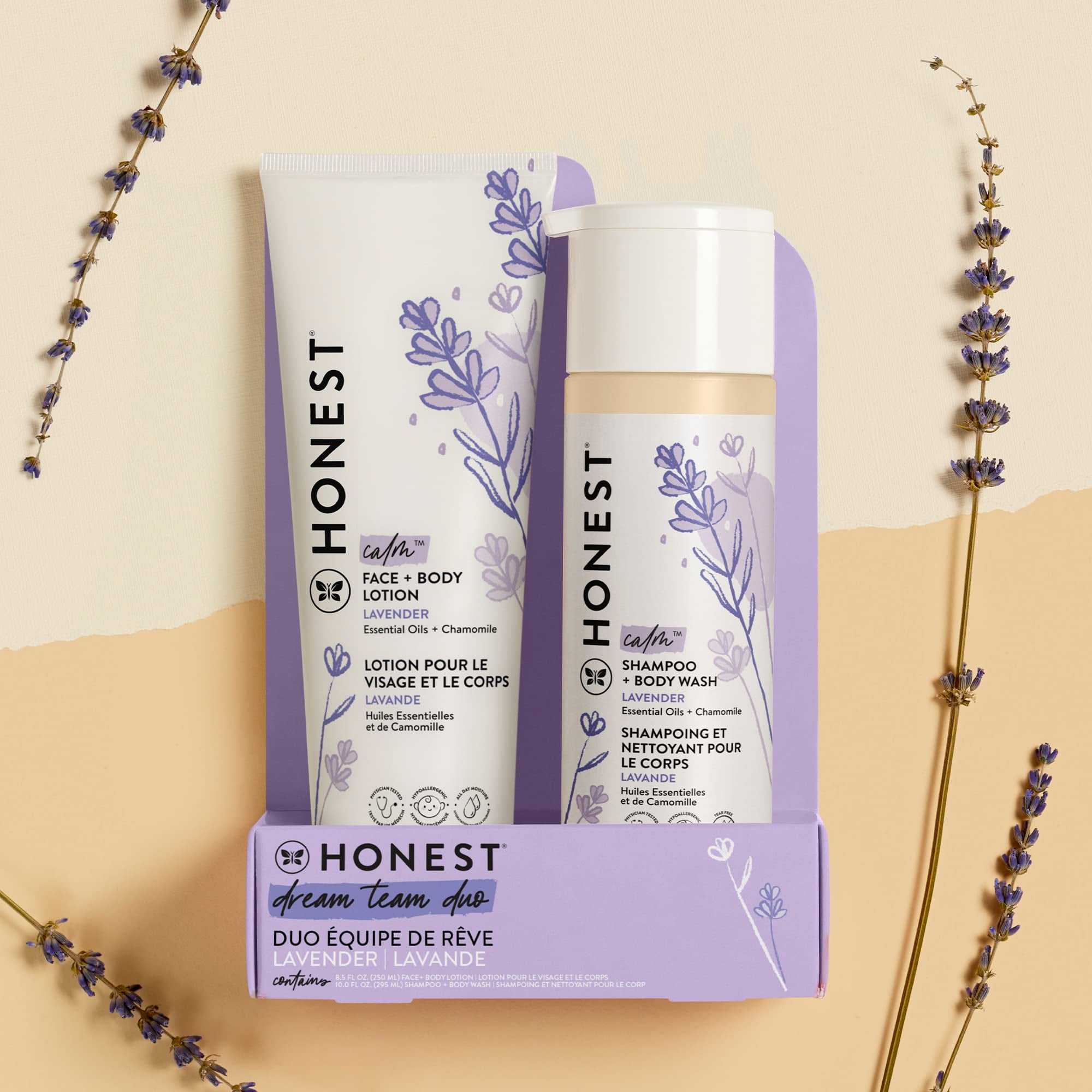 The Honest Company 2pk Lavender Bundle