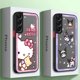thumbnail image 2 of Funda a prueba de golpes para Samsung S23, S22, Ulrta, 5G, S21, FE, S20 Plus, S10e, borde suave, mate, PC, Kuromi, Hello Kitty, Cinnamoroll, 2 of 5
