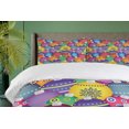 thumbnail image 4 of Ambesonne Christmas Duvet Cover Set, Colorful Xmas Balls, 2-Calking, Multicolor, 4 of 7