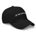 thumbnail image 2 of Je Ne Sais Quoi 1 Dad Hat Paris Hat (Black), 2 of 6
