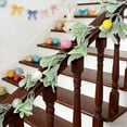 thumbnail image 3 of Stijggn Easter Garland Decoration Easter Tree Decorations Easter Egg Flower Berry Garlands Decorations Spring Summer Floral Vine Garland Wreaths for Home Party Door Wall Window Table Decor, 3 of 9
