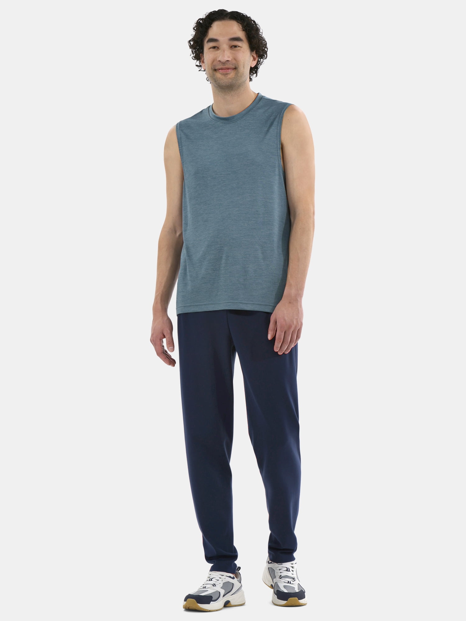 Athletic Works Men's & Big Men's Jersey and Space Dye Muscle Tee, Sizes XS-5XL