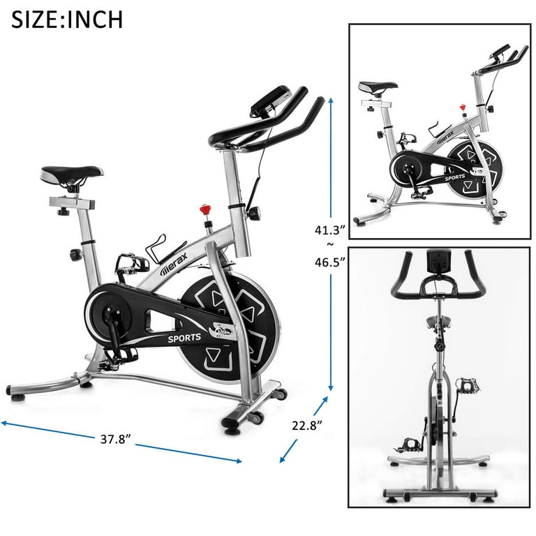 Merax Stationary Indoor Cycling Exercise Bike with Multi functional Digital LCD Monitor Flywheel Multiple Colors Walmart