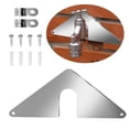 thumbnail image 5 of Hose Bib Spigot Mounting Plate Aluminum Triangle Faucet Mounting Plate for Indoor Outdoor New Old Faucets, 5 of 5
