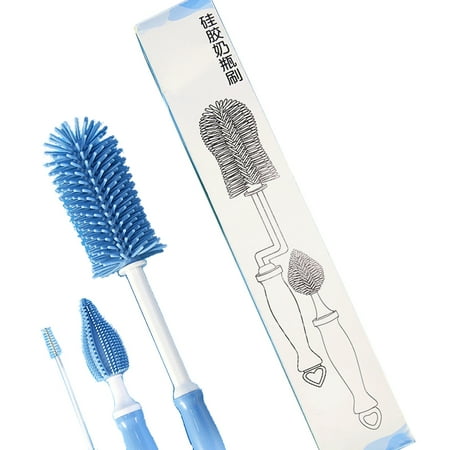 

Removable Silicone Baby Cup Bottle Straw Brush Kitchen Cleaning Tool Brush