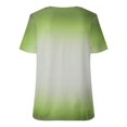 thumbnail image 5 of SMihono Hauts pour Femmes Été Décontracté Mode Féminine Impression Col Rond T-shirt Manches Courtes Ample Pull Blouse T-shirt Oversize pour Femmes 2023, 5 of 5