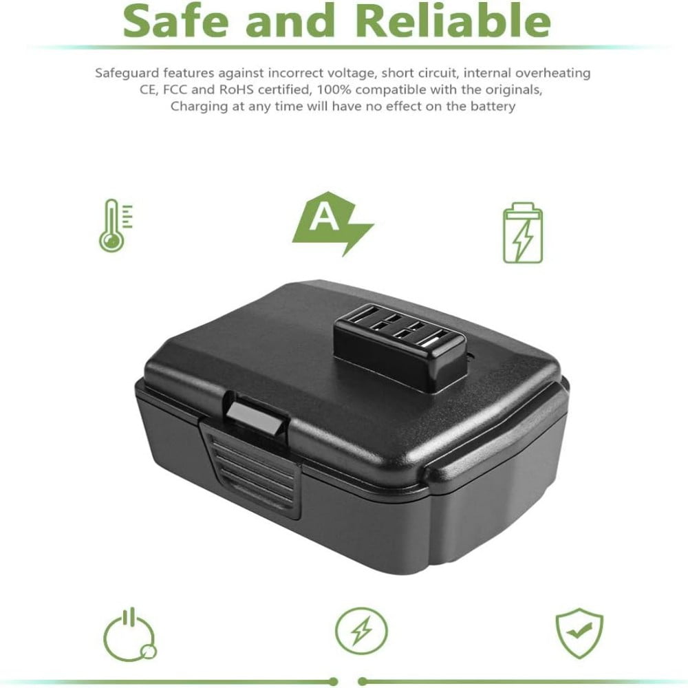 2 Pack 4800mAh 12V Replacement for Ryobi 12V Battery Compatible with RYOBI CB120L CB121L BPL-1220 130503001 130503005, 12V Lithium Battery (NOT for CB120N)