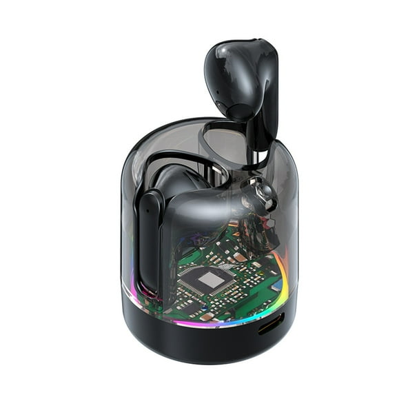 Transparent Mecha True Wireless In Ear Headphones with Noise Canceling Microphone for Android Devices