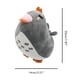 thumbnail image 2 of Figura de juego de peluche de algodón PP suave, muñeco de peluche de gallina de dibujos animados lindo, juguete para decoración del hogar, regalo de cumpleaños, marrón, 2 of 5