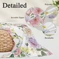 thumbnail image 3 of Pink White Flowers Body Pillow Covers 20"x54", Spring Floral Elegant Pastoral Botanical Soft Brushed Microfiber Breathable Throw Pillow Covers, Pillowcase with Zipper for Couch Sofa Bedroom, 3 of 9