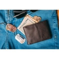 thumbnail image 6 of Men’s Leather Bifold Wallet with Velcro Key Holder Closure for Him, 6 of 6